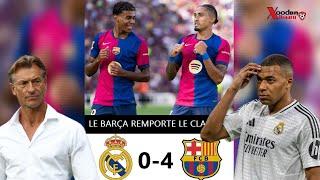 QUELLE ÉQUIPE ! Le Barça HUMILIE le Real Madrid 4-0 au Bernabeu 