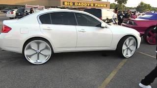 White Infiniti on Davin Blak Onyx #WhipPaparazzi