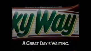 1989 Mars Milky Way Candy  "A great day is waiting" TV Commercial