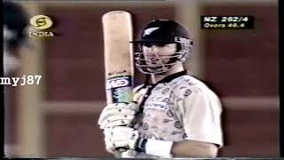 CHRIS CAIRNS Vs AQIB JAVED l Pepsi Independence Cup l Mohali 1997