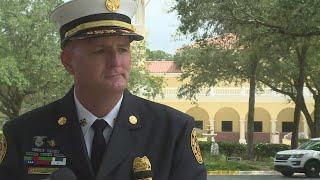 'That big smile': Fire Chief Powers gets emotional talking about Lt. Mario Moya