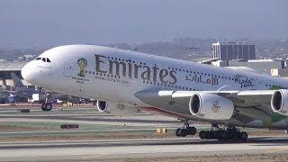 LAX Spotting: Close-up Widebody Takeoffs (Imperial Hill) in HD! A388, B747s, B787s, A340s, B777s