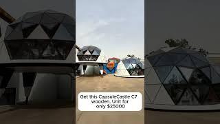 Get this CapsuleCastle,unit for only $25000!  #house #home #mobile #homestay #capsule #tinyhouse