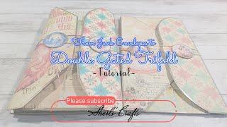 From Junk Envelopes to Double Gated Trifold Tutorial - @RachandBellaCrafts Design Team Project