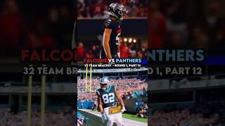 Falcons vs Panthers (32 Team Bracket - Round 1, Part 12) #shorts