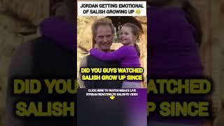 Jordan Matter is getting emotional about Salish Matter growing up?!  #nalish #emotional #shorts