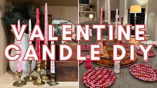 Valentine Candle DIY | Galentine Craft