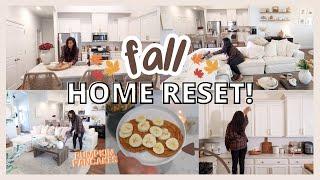 FALL HOME RESET! CLEAN WITH ME & FALL RECIPE IDEA // LoveLexyNicole