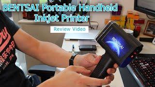 Bentsai handheld inkjet printer review demo by Benson Chik