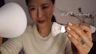 다시돌아온 잠이 스르륵~ ASMR 겨울밤l 얼굴클렌징l 손스크럽l 두피마사지