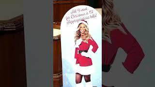 Congressman uses Mariah Carey poster to encourage colleagues to avoid a government shutdown
