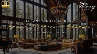 Elegant Lighting Ideas: Rustic Fixtures to Enhance Your Home’s Atmosphere