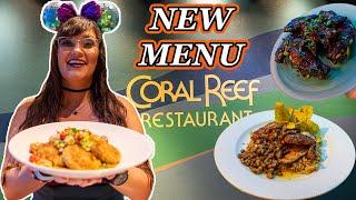 Coral Reef NEW MENU 🪸 Disney World EPCOT food review 2024