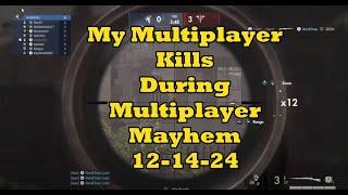 Sniper Saturday Multiplayer Mayhem - My Kills from 12-14-24