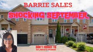 SHOCKING SALES FOR BARRIE IN SEPTEMBER