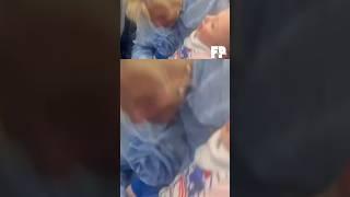 Maria Teresa Ruta cuddles little Noah with a thousand kisses