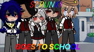 Sprunki goes to school|Part 1/??|Jevin x black|Wenda x gray|Cringe|