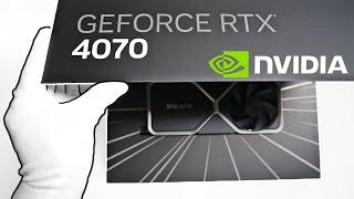 NVIDIA RTX 4070 GPU Unboxing + Gameplay impressions