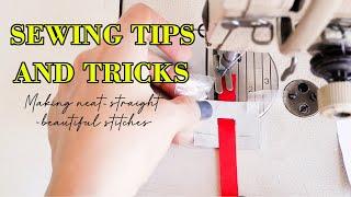 5 Sewing Tips And Tricks For Making Neat - Straight And Beautiful Stitches | Thuy Sewing