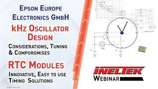 kHz Oscillator Design & Real-Time-Clock Modules by Epson