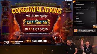 SONOFZEUS & ΧΤΑΠΟΔΙΑΣ ΣΠΑΝΕ ΤΟ FORGE OF OLYMPUS (53.000€) HUGE SLOTS WIN