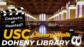 Doheny Memorial Library, the USC landmark: LA Times Reference Room & Cinematic Arts