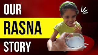 Our Rasna Story  | Anvesha Tastings Rasna  For First Time | I Love You Rasna  | Rasna Girl