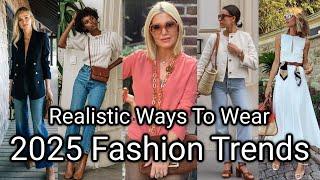 The BIGGEST & Most Wearable Fashion Trends Of 2025