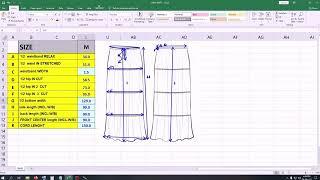 skirt pattern making | full skirt | lactra software | md rubel | pattern making |