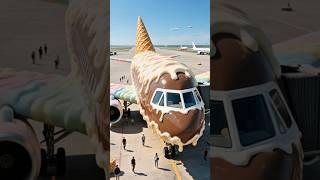 Unique Airplane, Ice Cream Airplane #aeroplane #airplane #plane #uniqueairplane #aviation #travel