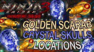 All Golden Scarabs and Crystall Skull Locations! -【 NINJA GAIDEN 3: RAZOR'S EDGE 】MASTERS COLLECTION