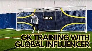 Goalkeeper Training with GLOBAL INFLUENCER!