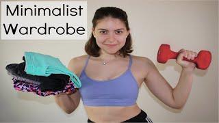 MINIMALIST FITNESS WARDROBE TOUR - My Closet for Gym Workouts & Exercise