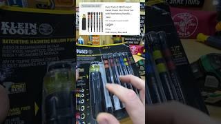 NEW Klein HOLLOW Magnetic Nut Driver Set with Ratcheting Handle 32950 #kleintools #tools #electrical