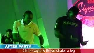 After party Chris Gayle   Bravo - Dance shake a leg