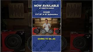 Kicker NEW CVT Series 10-Inch, and 12-Inch Subwoofers | New at Creative Audio