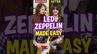 Play Led Zeppelin with just 2 easy chords! . #LedZeppelin #RambleOn #EasyGuitar