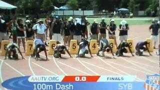 amir rasul jo 100m record run