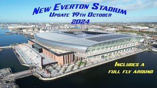 New Everton Stadium update including a full fly around. 19th October 2024