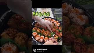sushi platter @fresh bites