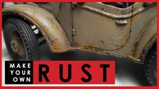 How to make your own RUST for weathering scale models