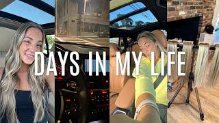 VLOG: new hair extensions, car chats, how I'm really feeling..