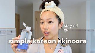 MY SIMPLE KOREAN SKINCARE ROUTINE | for combination skin