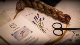 Lavender Embroidery Tutorial - Sherry Iris Yarn Advent Calendar 2022