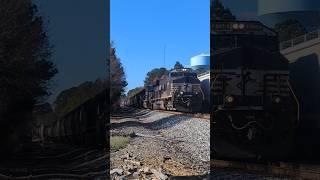 Norfolk Southern manifest train E50 approaches Raleigh NC at Powell Drive 12/3/2024