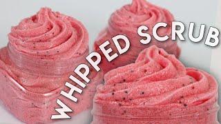 How to Make Whipped Foaming Strawberry Cream Body Scrub