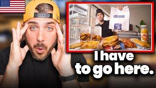 American Reacts to Trying Greggs for the First Time 