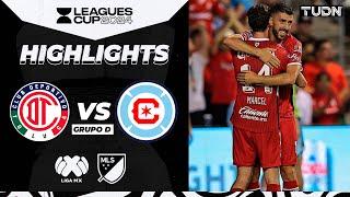 HIGHLIGHTS  | Toluca 3-1 Chicago Fire|Leagues Cup 2024 | TUDN