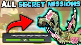 How to GET ALL SECRET MISSION CREATURES in Creatures of Sonaria!