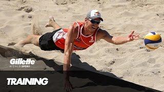 Beach Volleyball Training with the Netherlands | Gillette World Sport